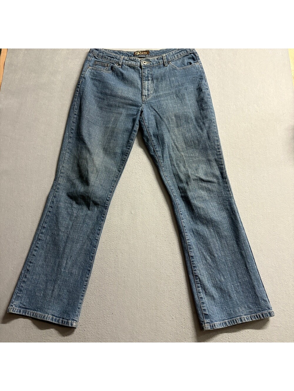 Rafaela RF Jeans Womens Size 10 Medium Wash Stretch Denim Straight Leg Pants